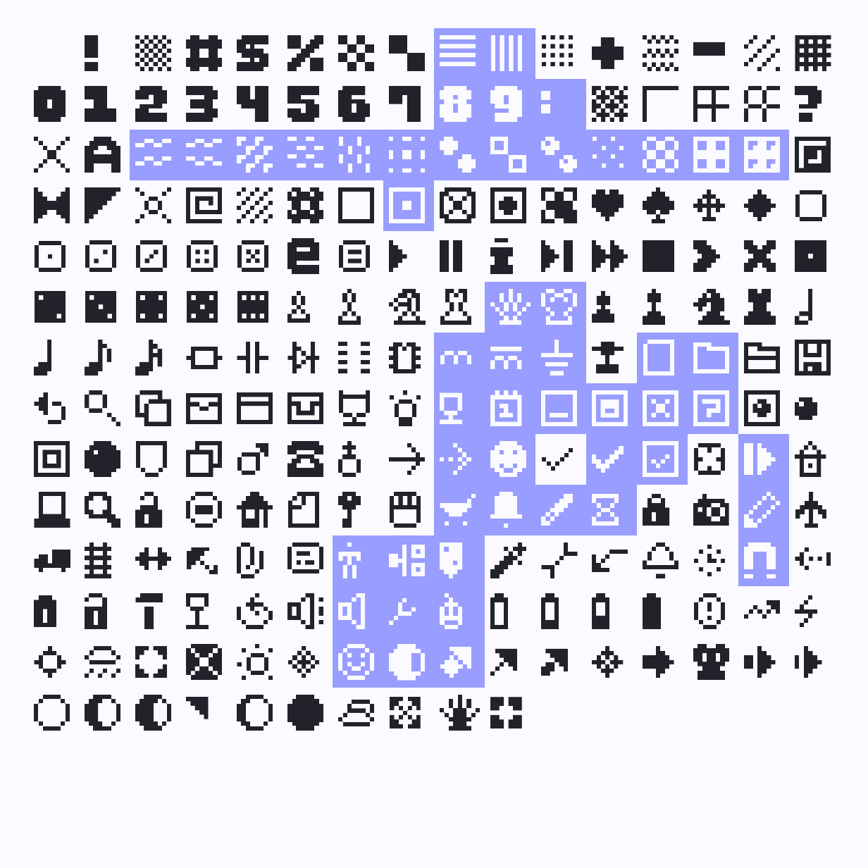 Pixel Dingbats-7 preview
